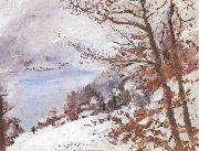 Lovis Corinth Walchensee im Winter oil painting on canvas